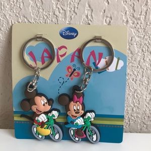 Mickey Mouse and Minnie Couple Keychain